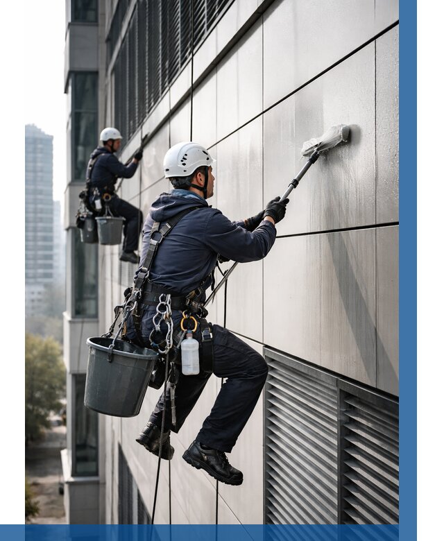 Мойка вентилируемого фасада в Троицке от 258 р. | ВЫСОТНИК-Трц