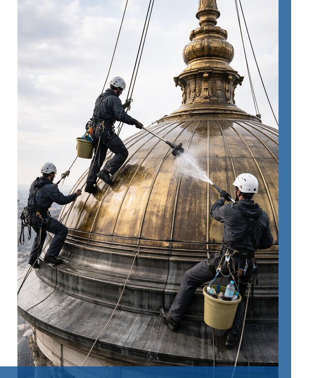 Мойка куполов и шпилей в Троицке от 8249 р. - заказать | ВЫСОТНИК-Трц