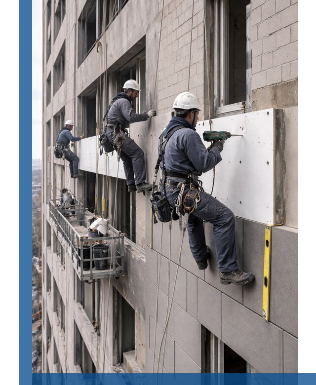 Монтаж фасадных термопанелей высокого качества в Троицке