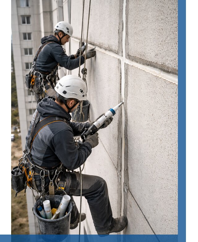 Герметизация межпанельных швов в Троицке от 722 р. | ВЫСОТНИК-Трц