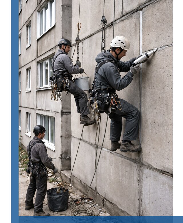 Герметизация межпанельных швов в Троицке с гарантией герметичности