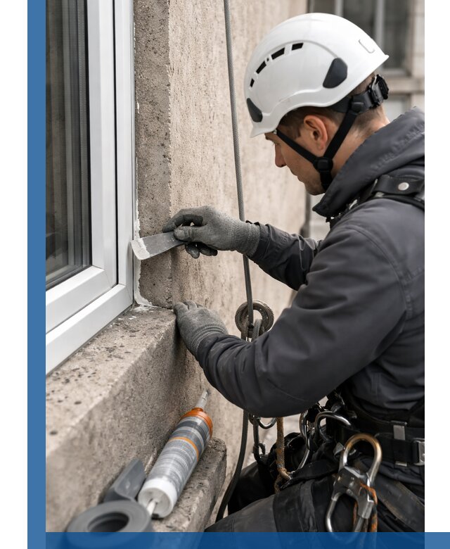 Герметизация монтажных швов окон в Троицке с гарантией качества