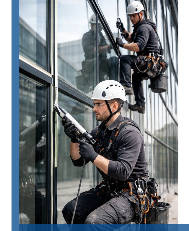 Герметизация витражных швов в Троицке для зданий и фасадов