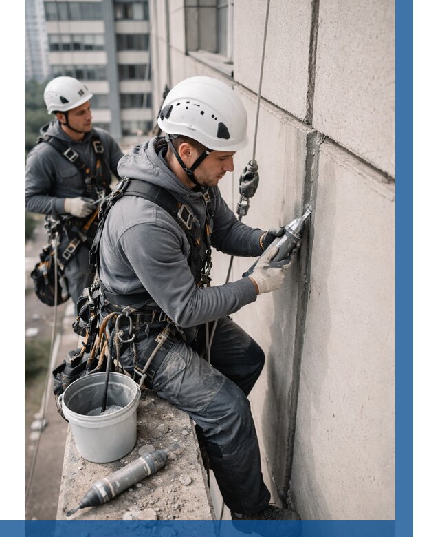 Ремонт деформационных швов здания в Троицке от 1031 р. | ВЫСОТНИК-Трц