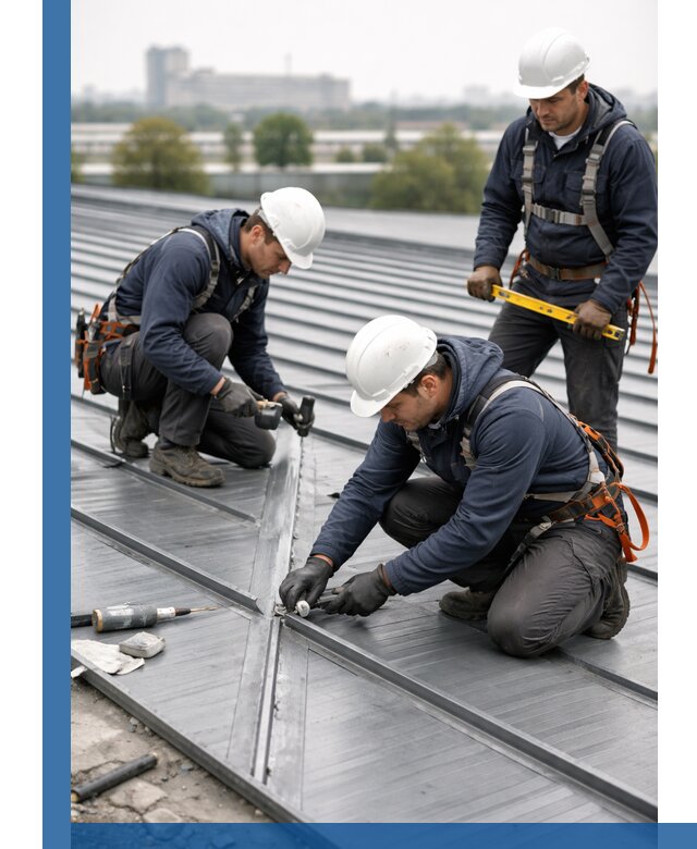 Ремонт фальцевой кровли в Троицке срочно и качественно