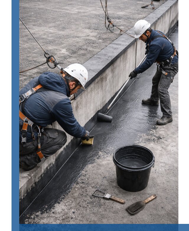 Гидроизоляция кровли жидкой резиной профессионально в Троицке