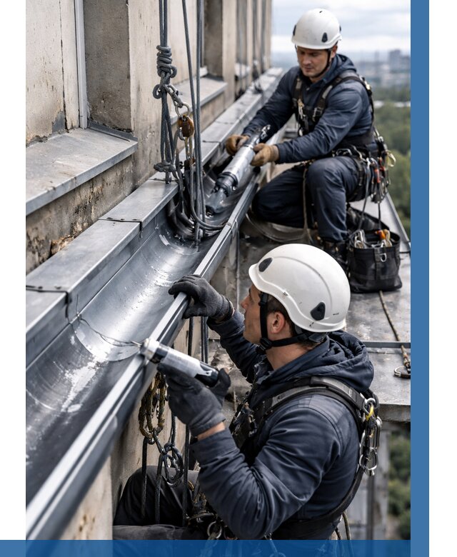 Ремонт водосточных желобов в Троицке от 6702 р. | ВЫСОТНИК-Трц