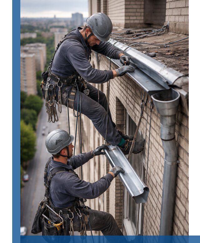 Ремонт водосточных желобов в Троицке, быстро и качественно