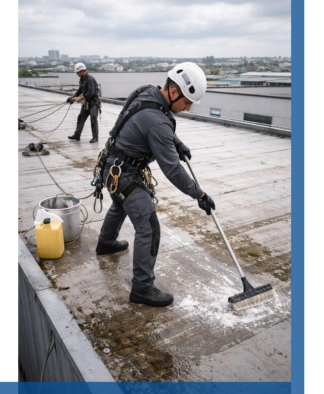 Очистка крыши по графику в Троицке от 7733 р. | ВЫСОТНИК-Трц