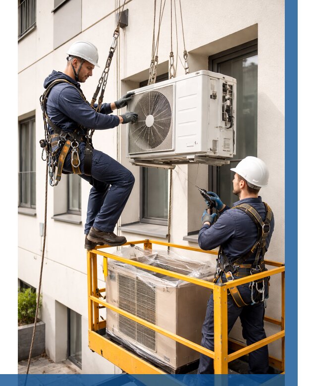 Демонтаж внешнего блока кондиционера в Троицке от 3609 р. | ВЫСОТНИК-Трц