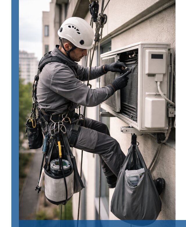 Обслуживание внешнего блока кондиционера в Троицке профессионально