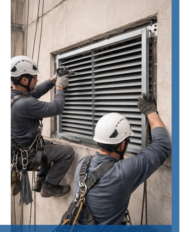 Монтаж вентиляционных решеток в Троицке от 4640 р. | ВЫСОТНИК-Трц