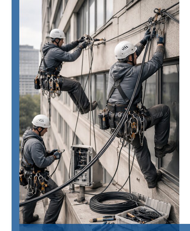 Прокладка оптоволоконного кабеля в Троицке под ключ с тестированием