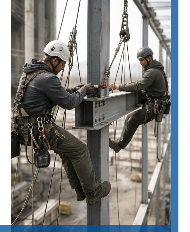 Монтаж металлоконструкций на высоте в Троицке от 3609 р. | ВЫСОТНИК-Трц