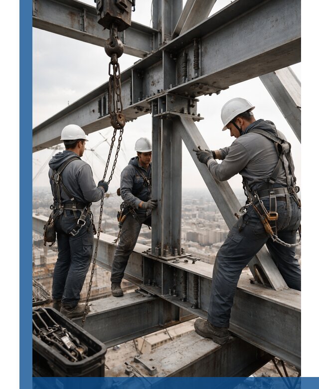 Профессиональный монтаж металлоконструкций на высоте в Троицке