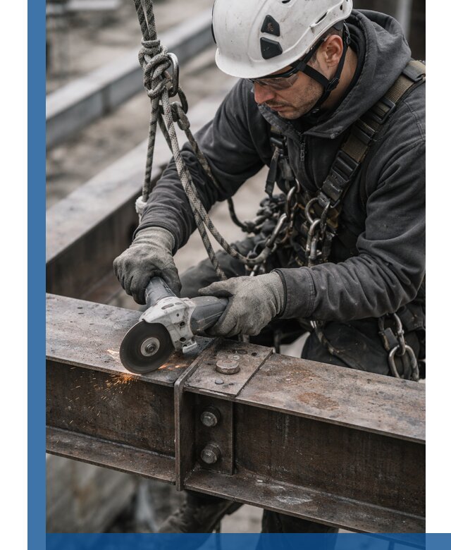 Резка металла на высоте в Троицке для зданий и конструкций