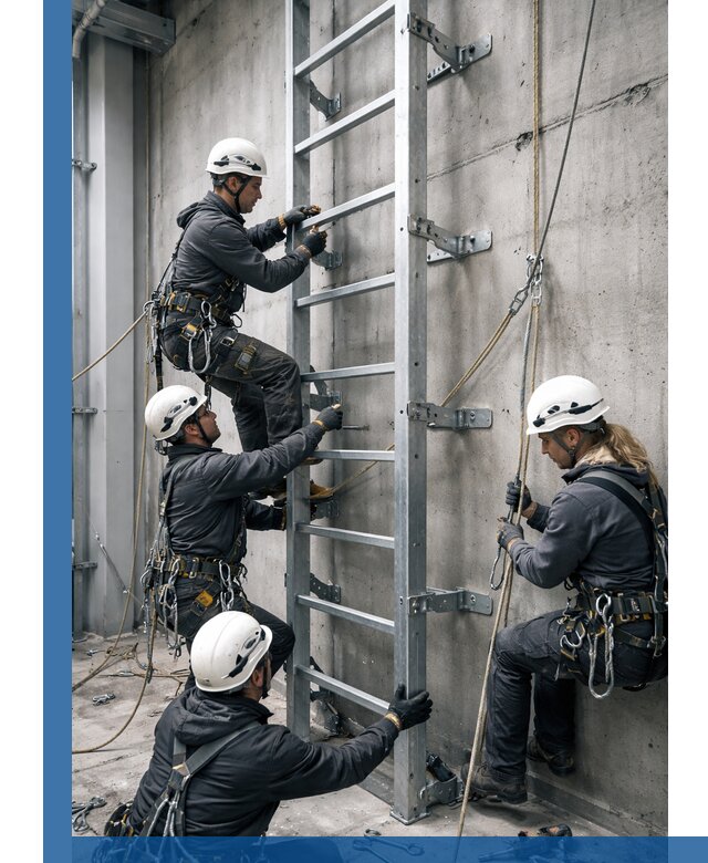 Монтаж металлических лестниц в Троицке под ключ со гарантией