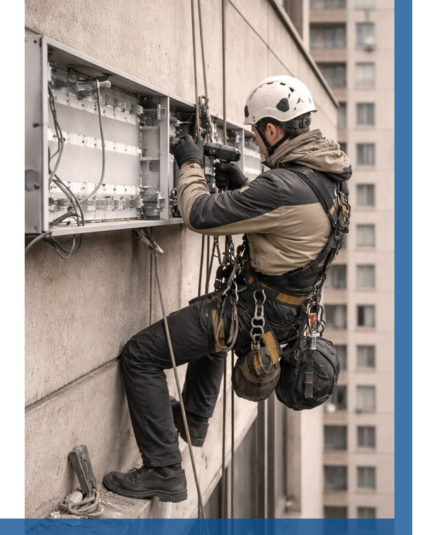 Ремонт вывески на высоте в Троицке от 4640 р. | ВЫСОТНИК-Трц