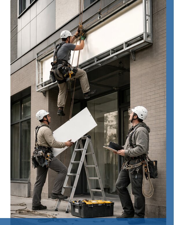 Монтаж светового короба в Троицке от 6702 р. | ВЫСОТНИК-Трц