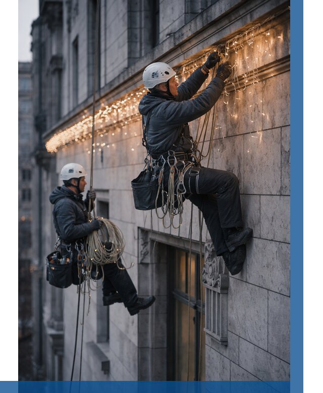 Монтаж новогодней иллюминации в Троицке от 8764 р. | ВЫСОТНИК-Трц