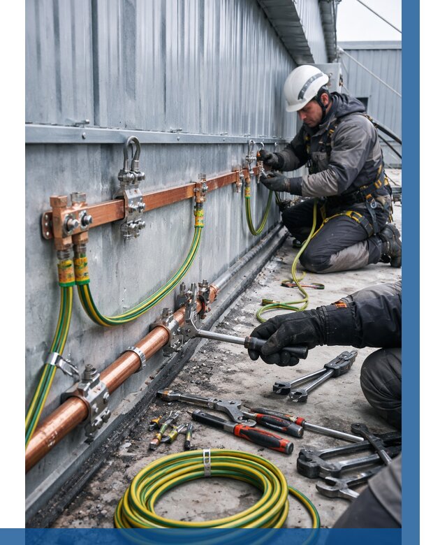 Монтаж заземления здания в Троицке от 25778 р. | ВЫСОТНИК-Трц