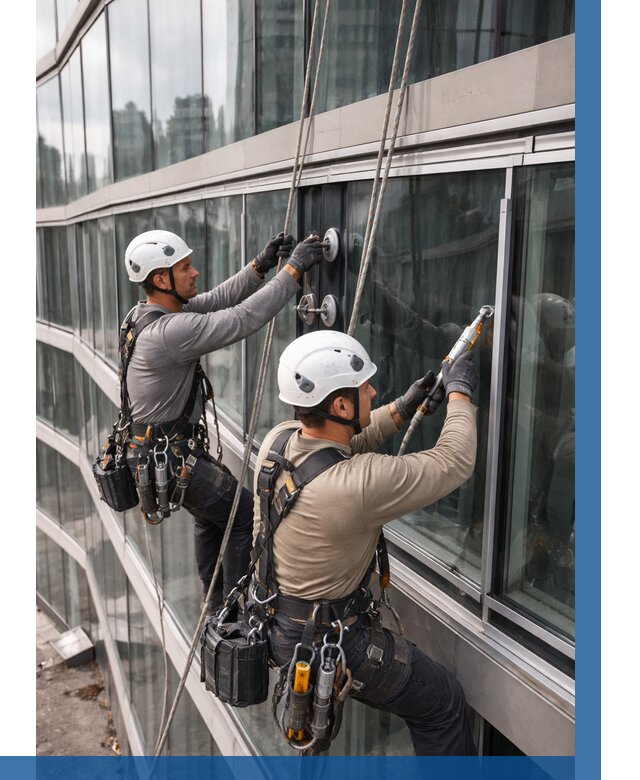 Радиусное остекление фасада в Троицке от 12373 р. | ВЫСОТНИК-Трц