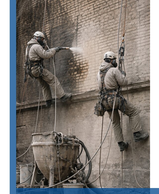 Пескоструйная очистка фасадов в Троицке профессионально