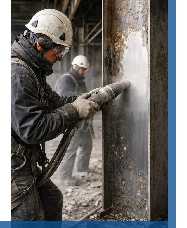 Удаление старой краски с металла в Троицке от 464 р. | ВЫСОТНИК-Трц