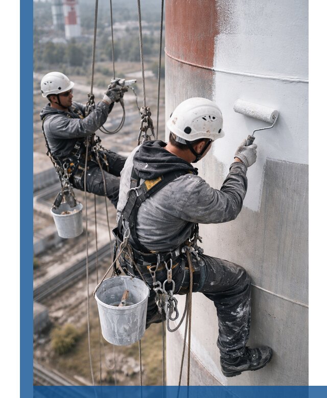 Покраска дымовых труб в Троицке: антикоррозийная защита и восстановление
