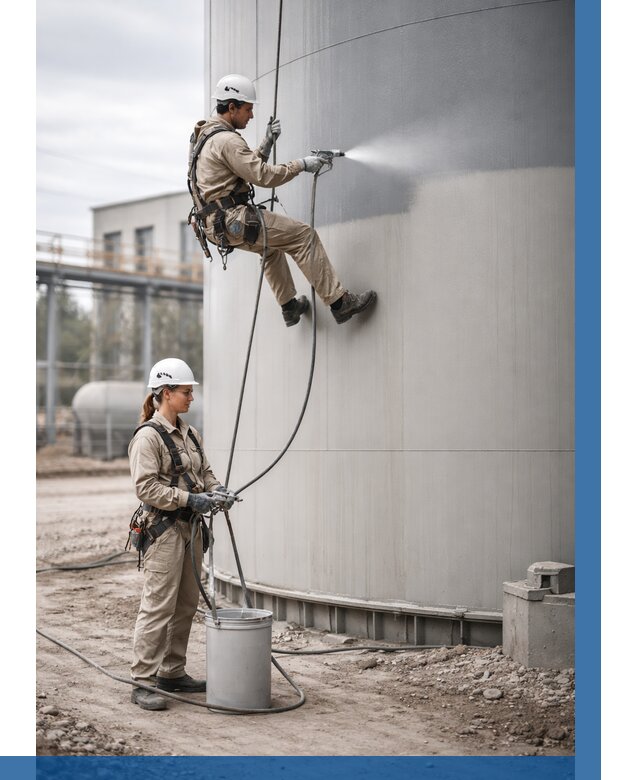 Покраска резервуаров в Троицке от 1237 р. | ВЫСОТНИК-Трц — заказать