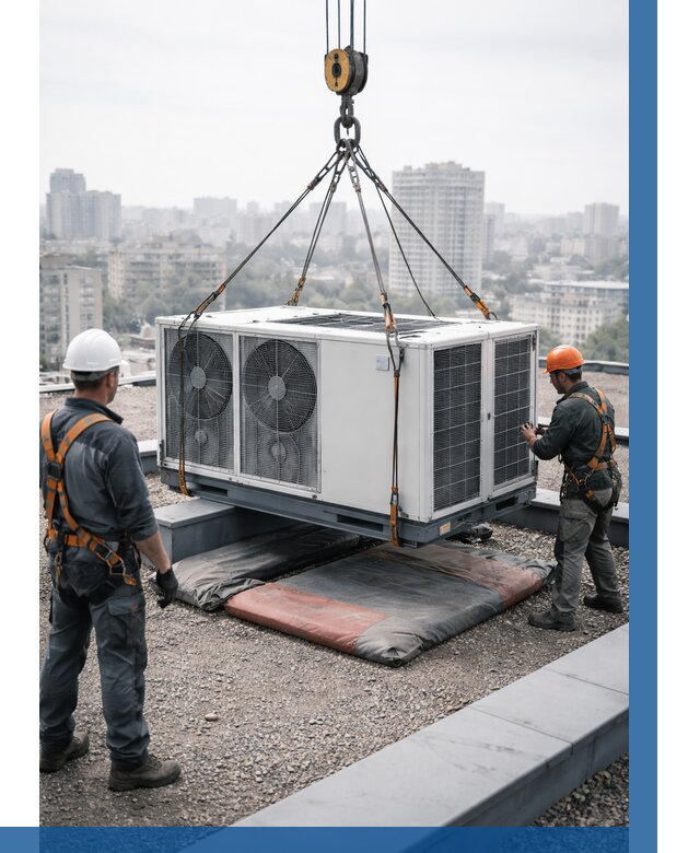 Подъем груза на крышу в Троицке от 5156 р. | ВЫСОТНИК-Трц заказать