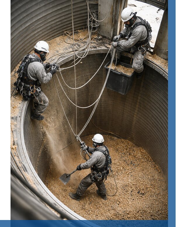 Чистка зерновых бункеров в Троицке от 12373 р. | ВЫСОТНИК-Трц