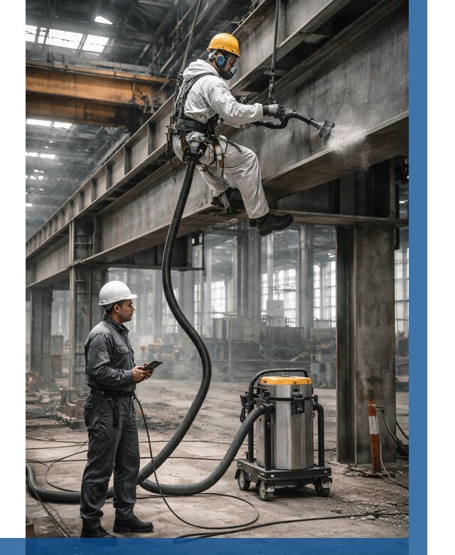 Обеспыливание конструкций в цехе в Троицке от 4331 р. | ВЫСОТНИК-Трц