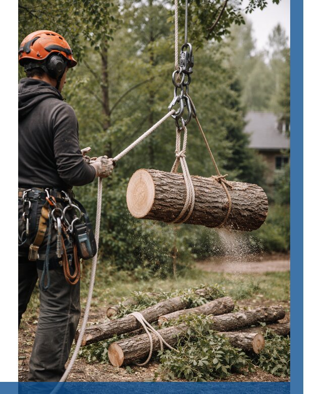 Валка деревьев частями в Троицке от 7733 р. | ВЫСОТНИК-Трц