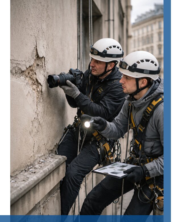 Фотофиксация дефектов фасада в Троицке от 4640 р. | ВЫСОТНИК-Трц