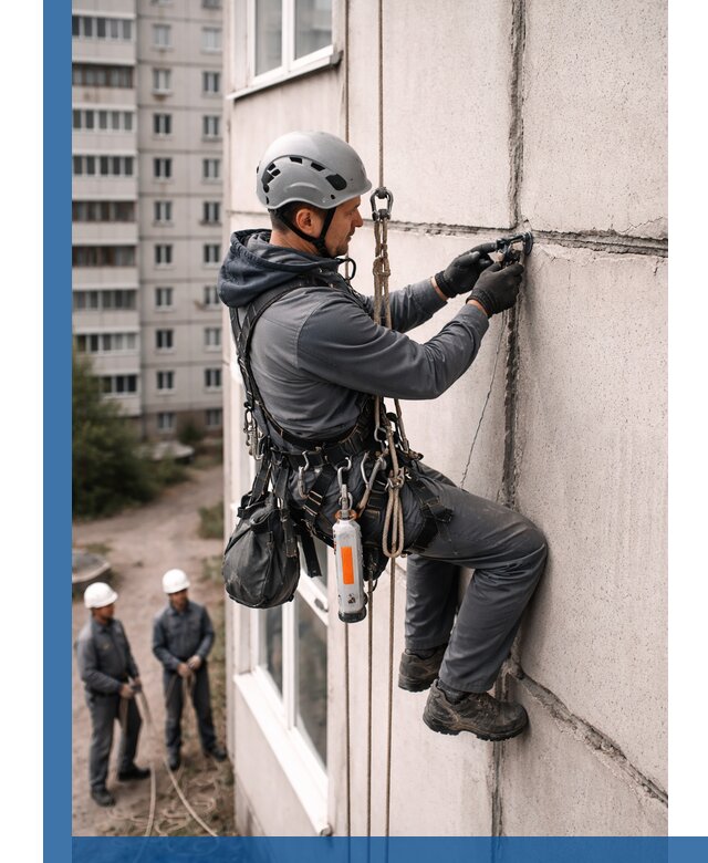 Обследование межпанельных швов и герметизация в Троицке