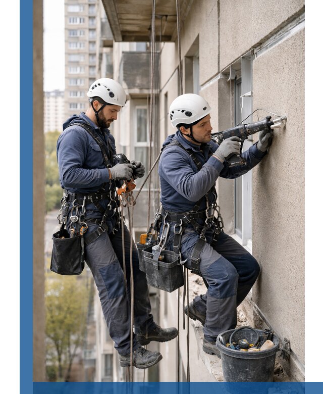 Промышленные альпинисты высотные работы и монтаж в Троицке